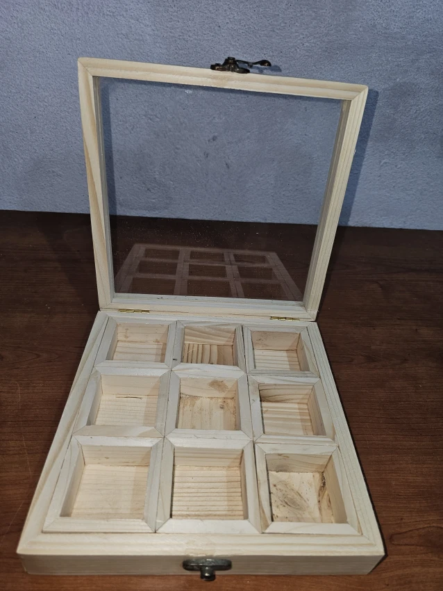 Wooden Spices container box