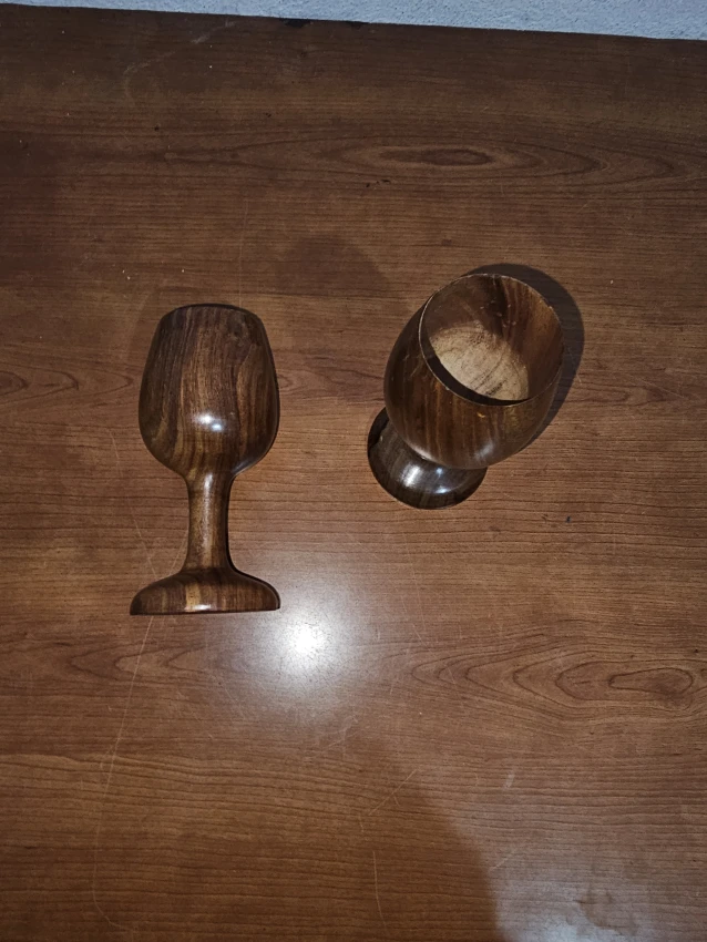 Luxury Wooden Wine Glass | Decorative Glass | Beer Glass