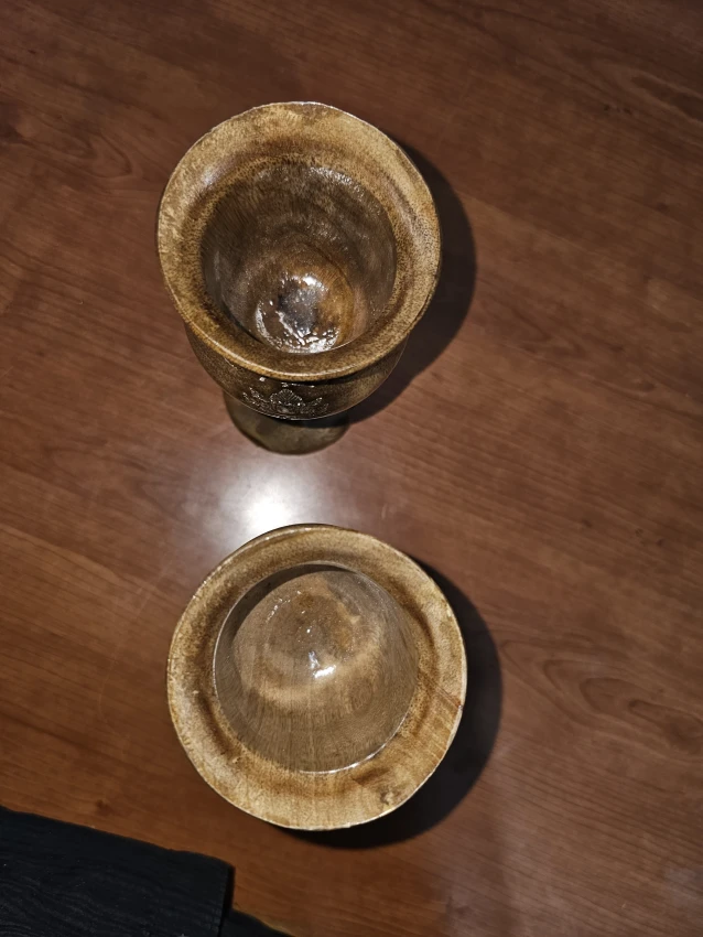 Luxury Wooden Wine Glass | Decorative Glass | Beer Glass