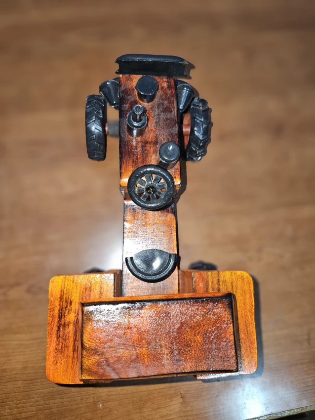 Wooden decorative Tractor
