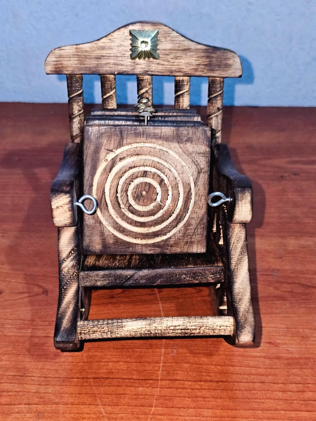 Antique Wooden Chair Design Coaster