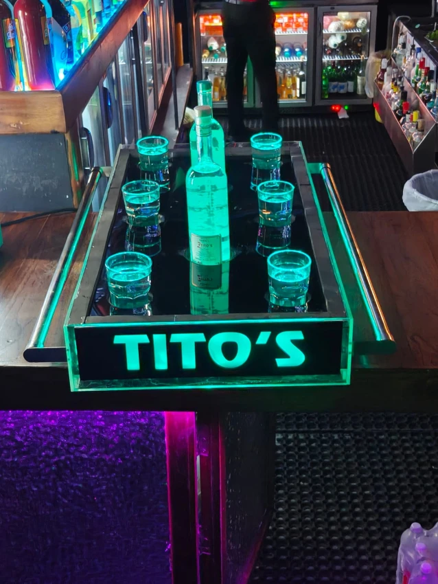 Luxury Bar Bottle Display Tray