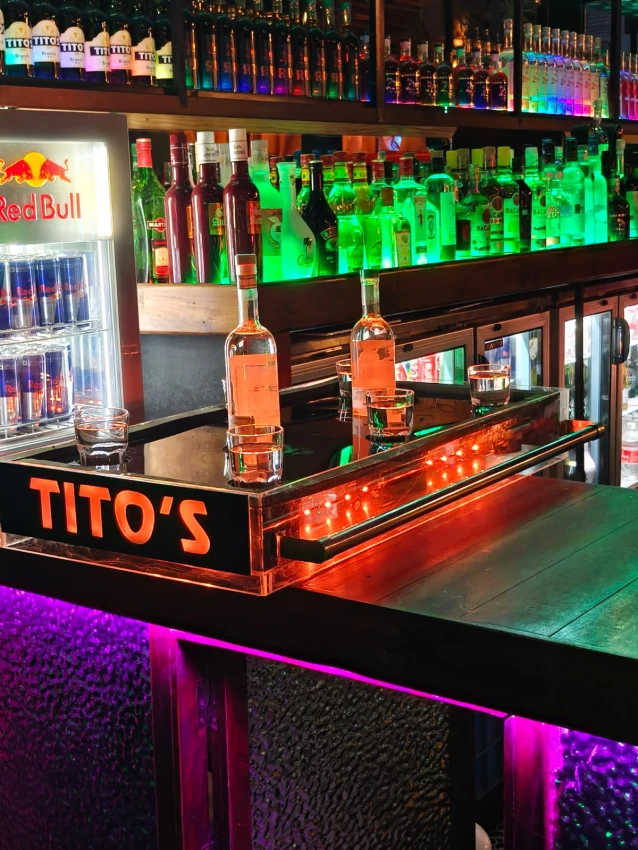 Luxury Bar Bottle Display Tray