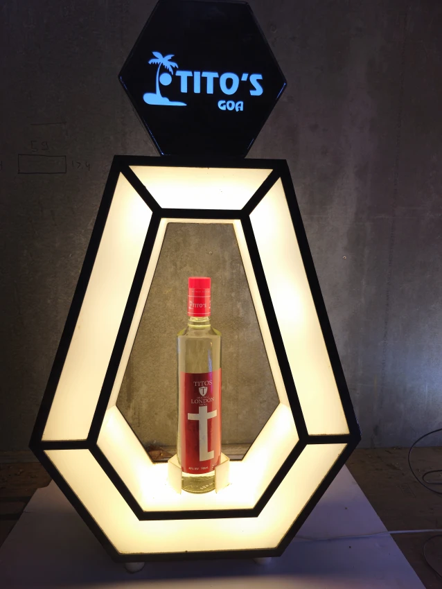 Luxury bottle Display